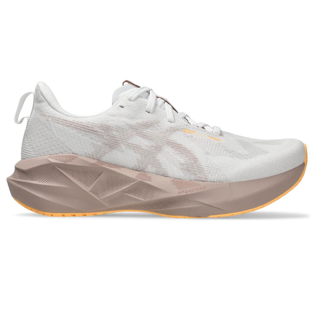 Asics Novablast 5 | White/Fawn | Women's Neutral Running Shoes
