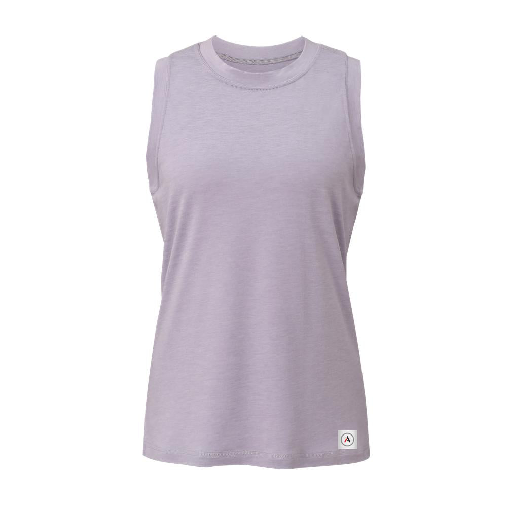 Athletic Annex High Neck Crop Tank Top | Icelandic Blue | Women's Running & Yoga Tops