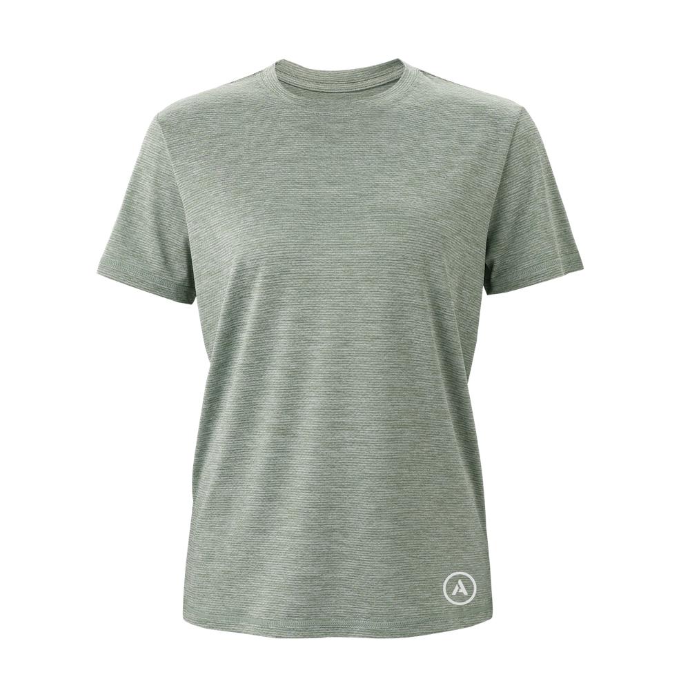 Athletic Annex LuxDry Short Sleeve (Classic Fit) | Frosty Green | Women's Activewear Everyday Shirt