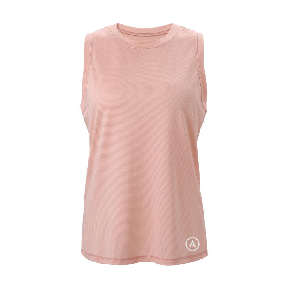 Athletic Annex LuxDry High Neck Tank | Creole Pink | Women's Everyday and Active Tank