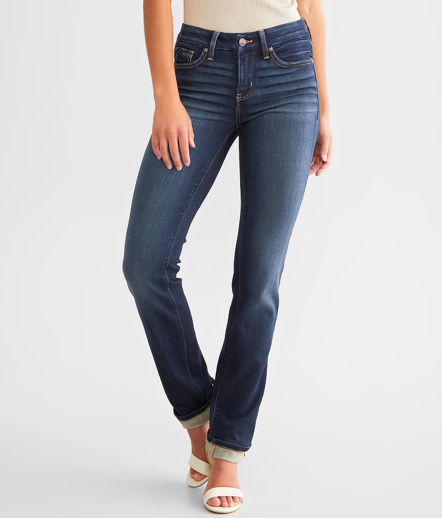 Buckle Black Fit No. 53 Straight Stretch Jean - Women's Jeans in Marin