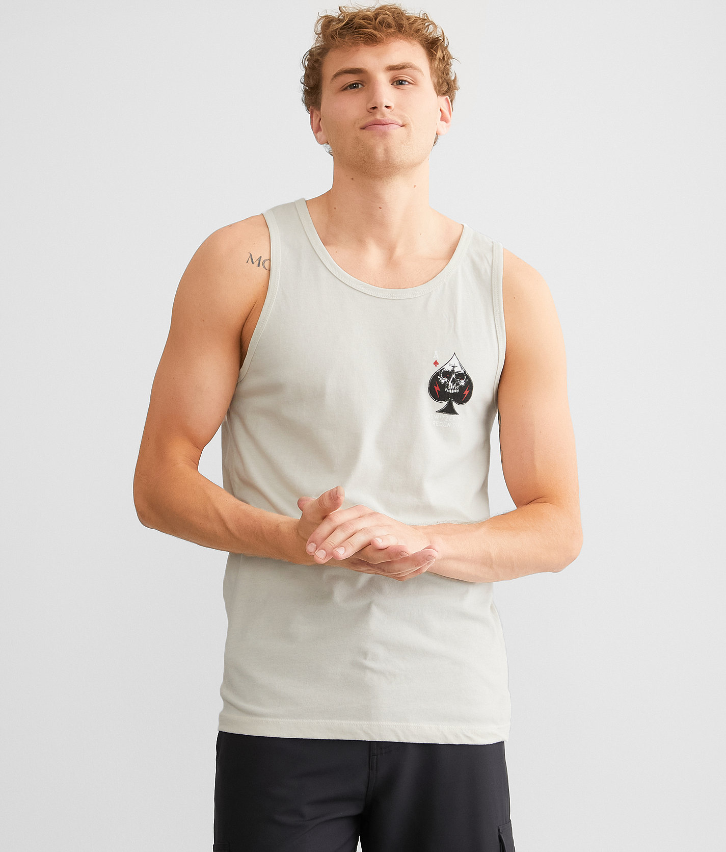 Howitzer Cloak Tank Top - Men's Tank Tops in Putty