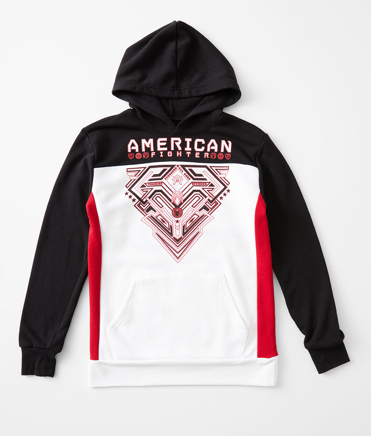 Boys - American Fighter Foster Hooded Sweatshirt - Boy's Sweatshirts in White Black