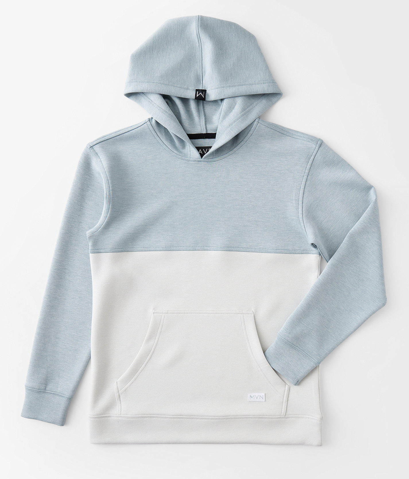 Boys - Maven Co-op Color Block Hoodie - Boy's Sweatshirts in Arona Heather Oyster