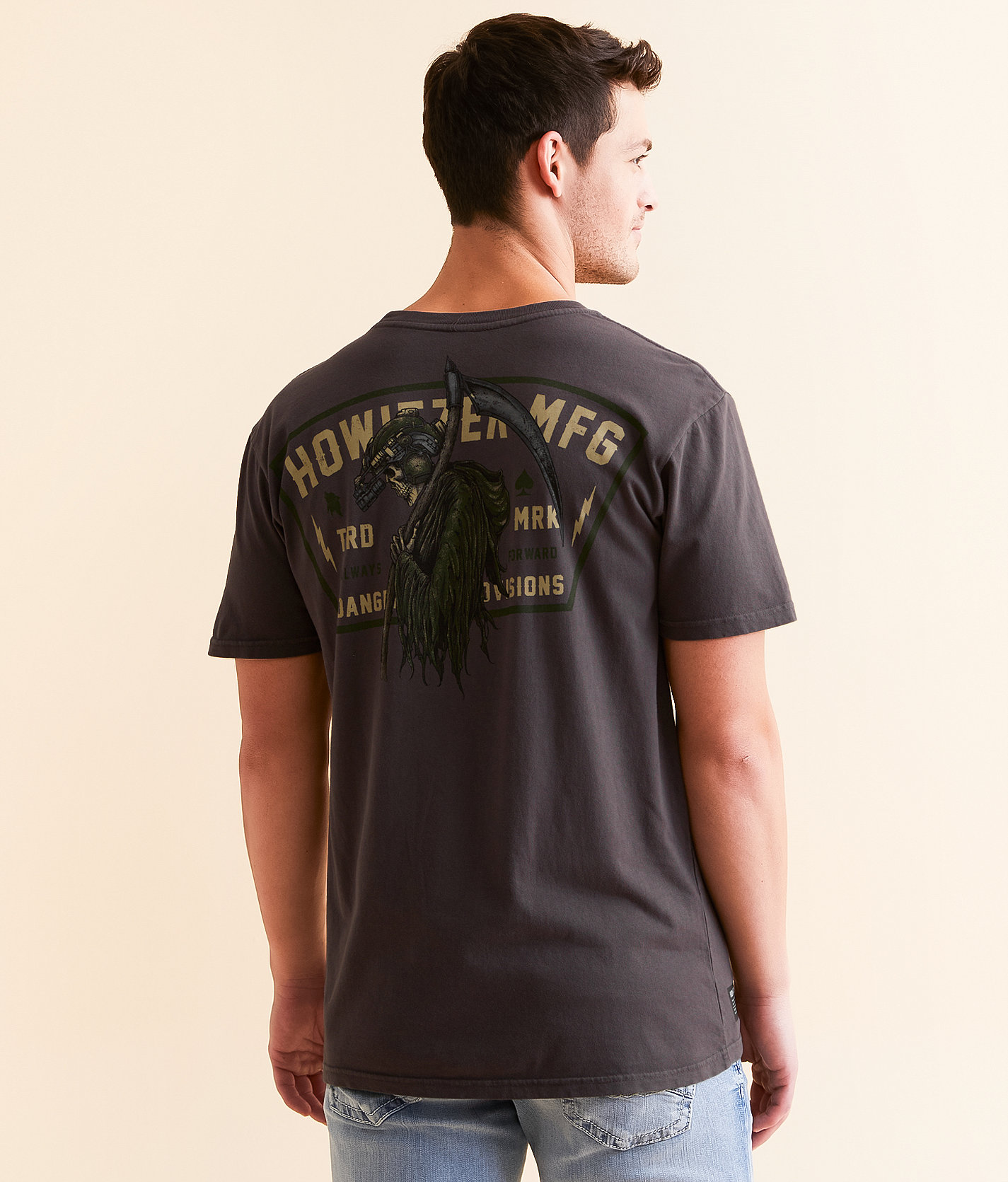 Howitzer Always Dangerous T-Shirt - Men's T-Shirts in Charcoal