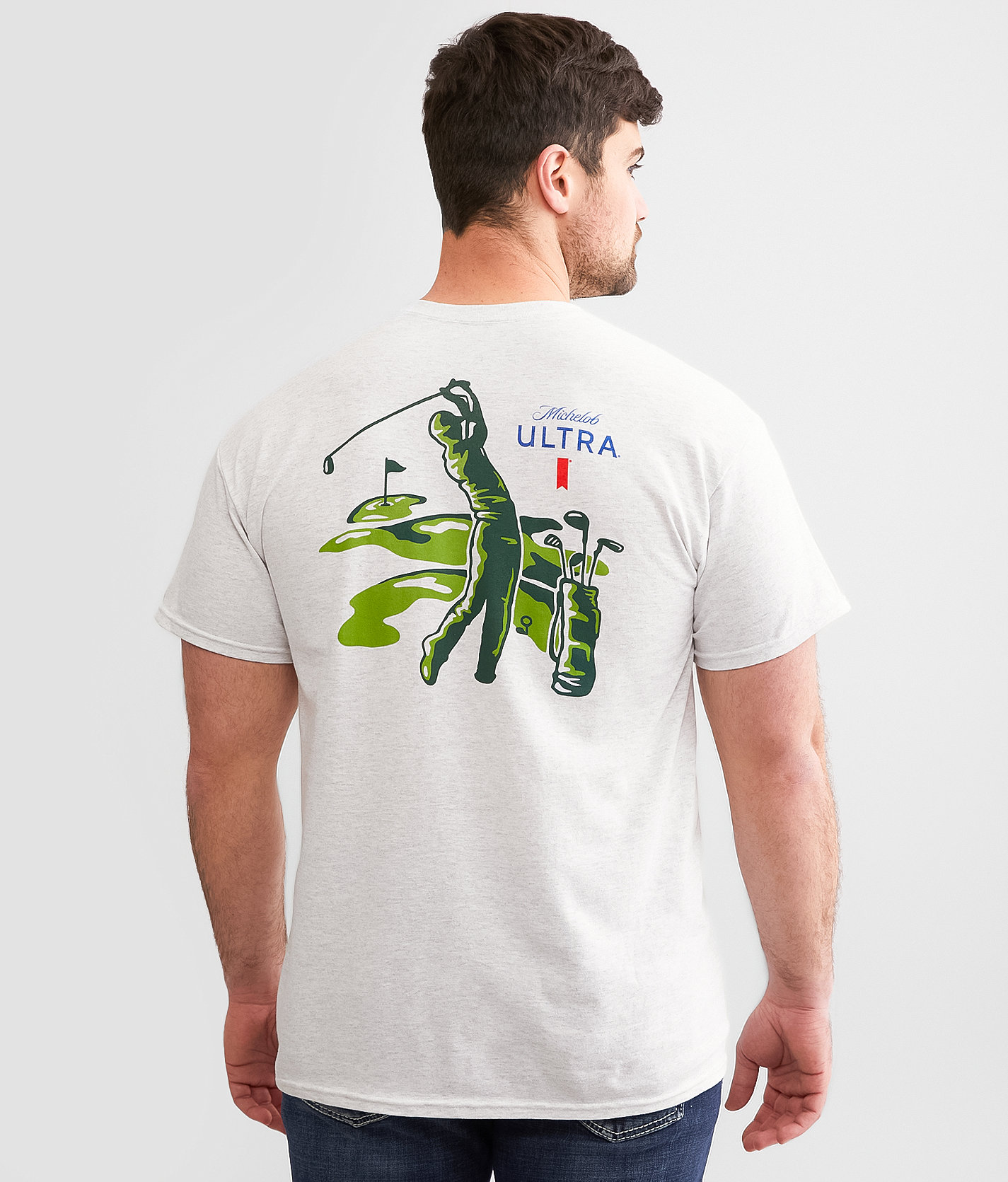 Brew City Michelob Ultra® Teed Off T-Shirt - Men's T-Shirts in Ash