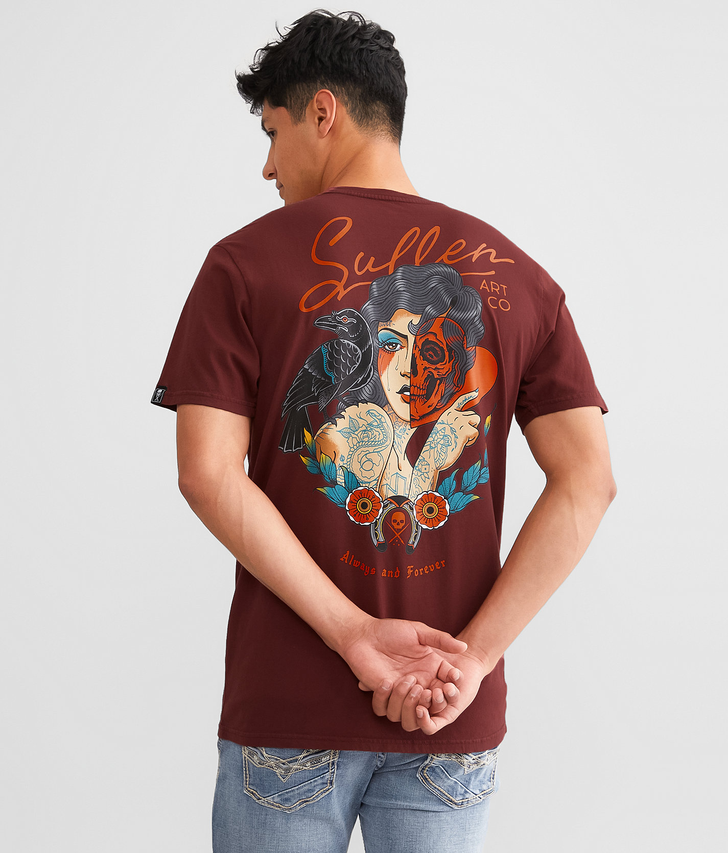 Sullen Always T-Shirt - Men's T-Shirts in Rum Raisin