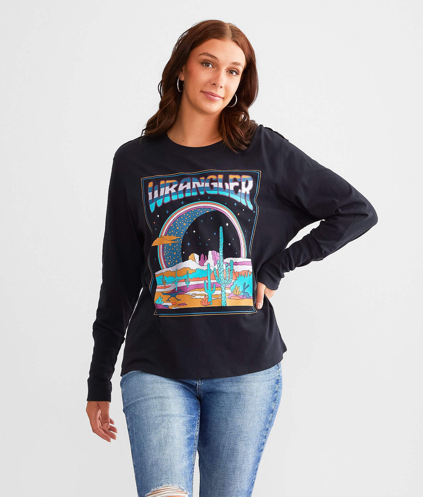 Wrangler® Retro Oversized T-Shirt - Women's T-Shirts in Black