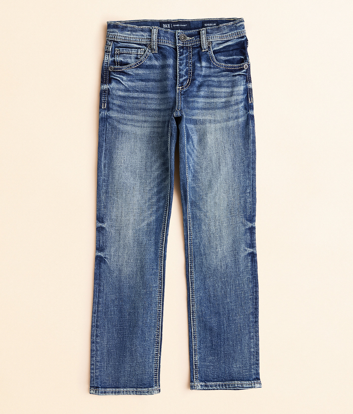 Boys - BKE Conner Straight Stretch Jean - Boy's Jeans in Triplett