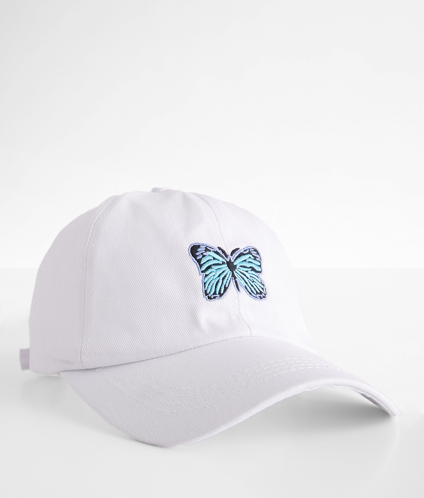BKE Butterfly Baseball Hat - Women's Hats in White