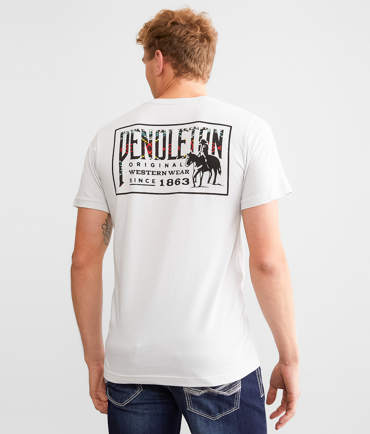 Pendleton Original Western T-Shirt - Men's T-Shirts in Silver