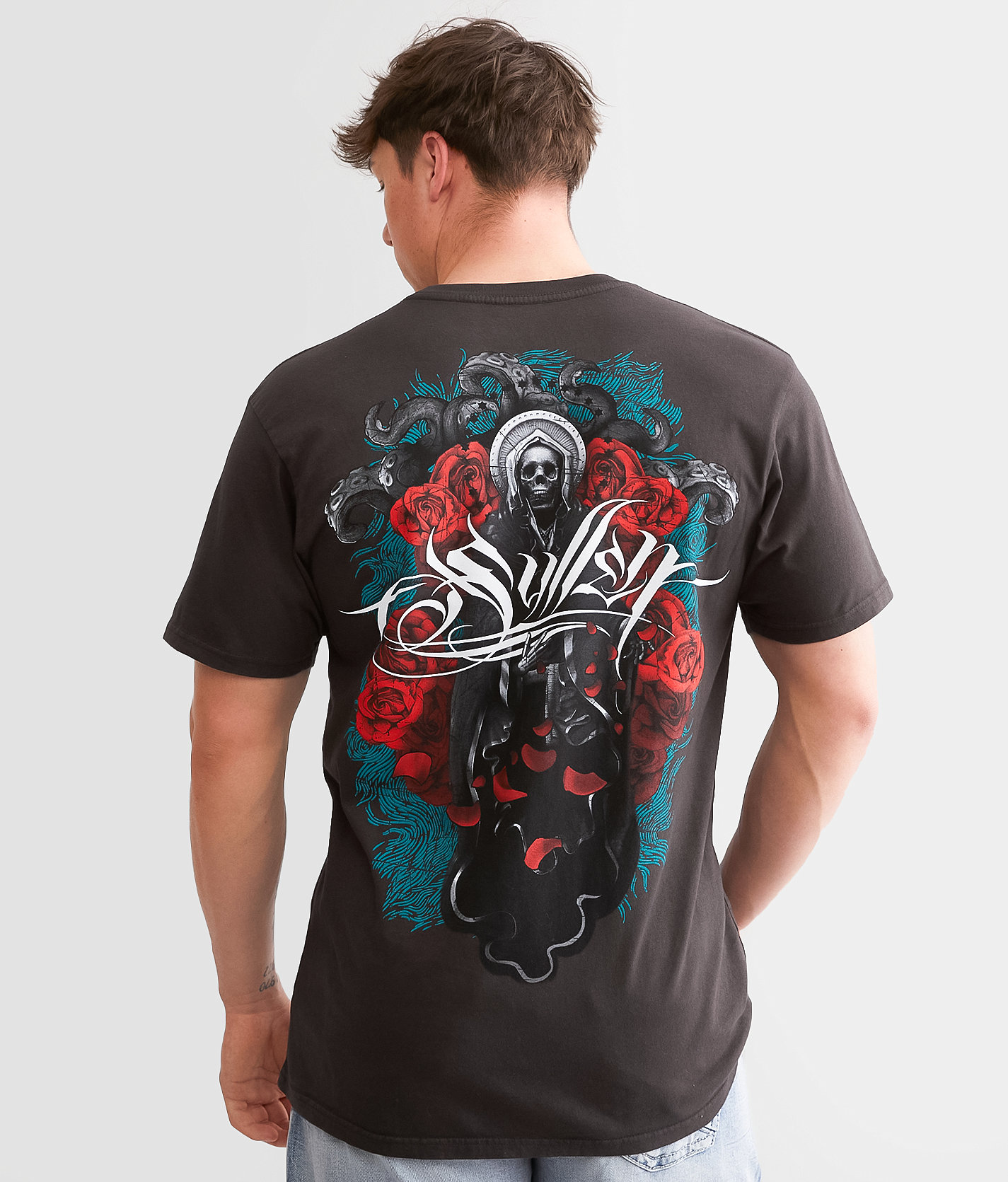 Sullen Mother Roses T-Shirt - Men's T-Shirts in Vintage Black