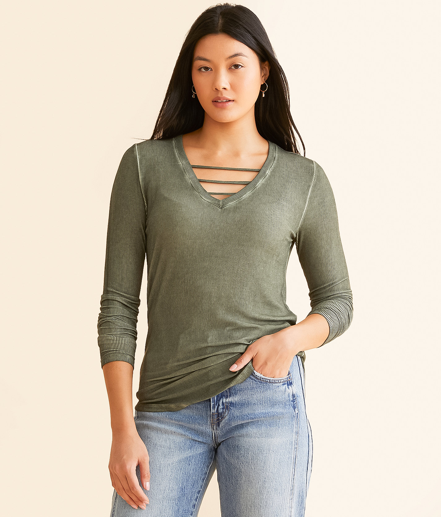 White Crow River Strappy Top - Women's Shirts & Blouses in Winter Green