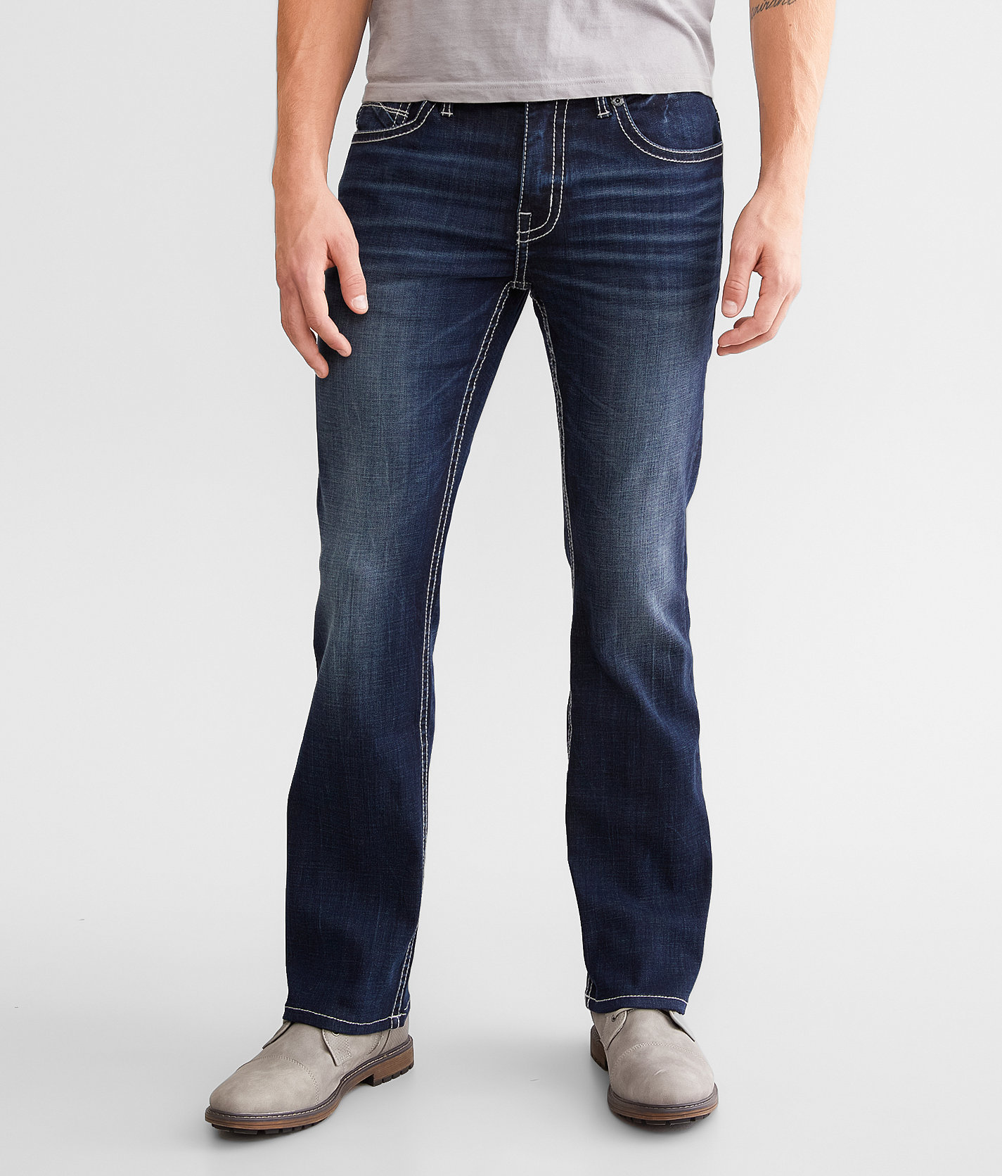 BKE Aiden Boot Stretch Jean - Men's Jeans in Tulim