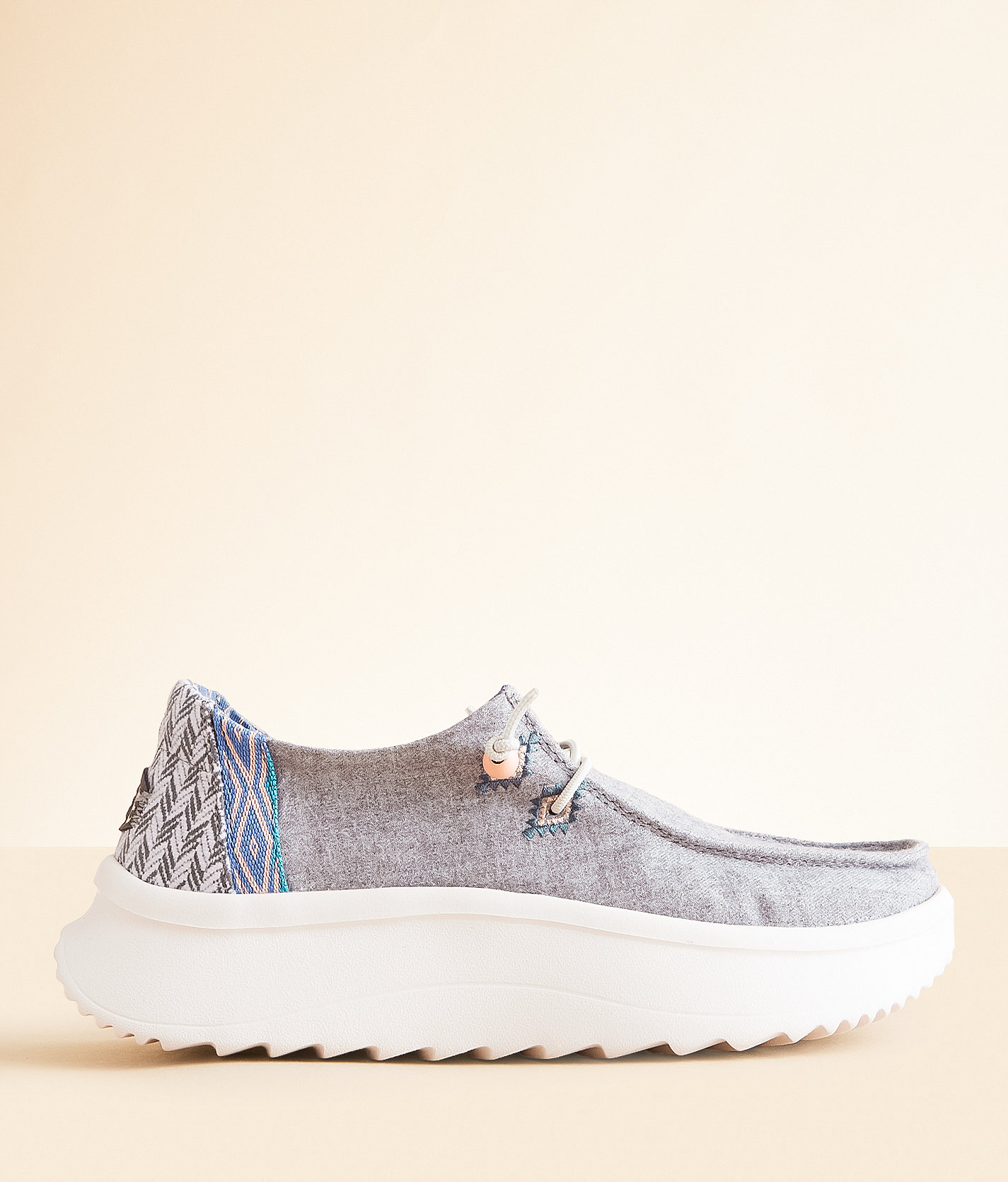 HEYDUDE™ Wendy Peak Chambray Shoe - Women's Shoes in Grey