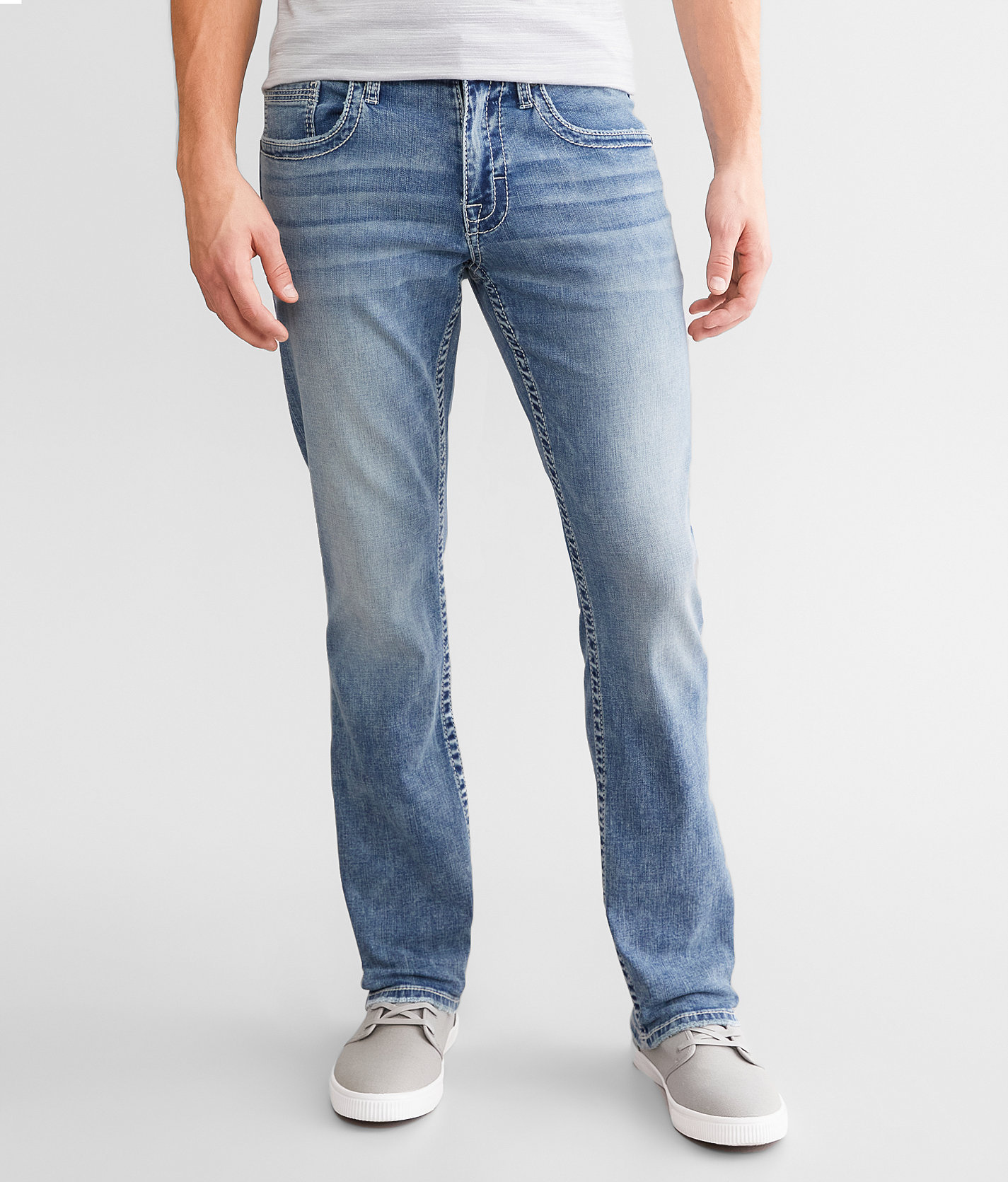 BKE Jake Straight Stretch Jean - Men's Jeans in Dexter