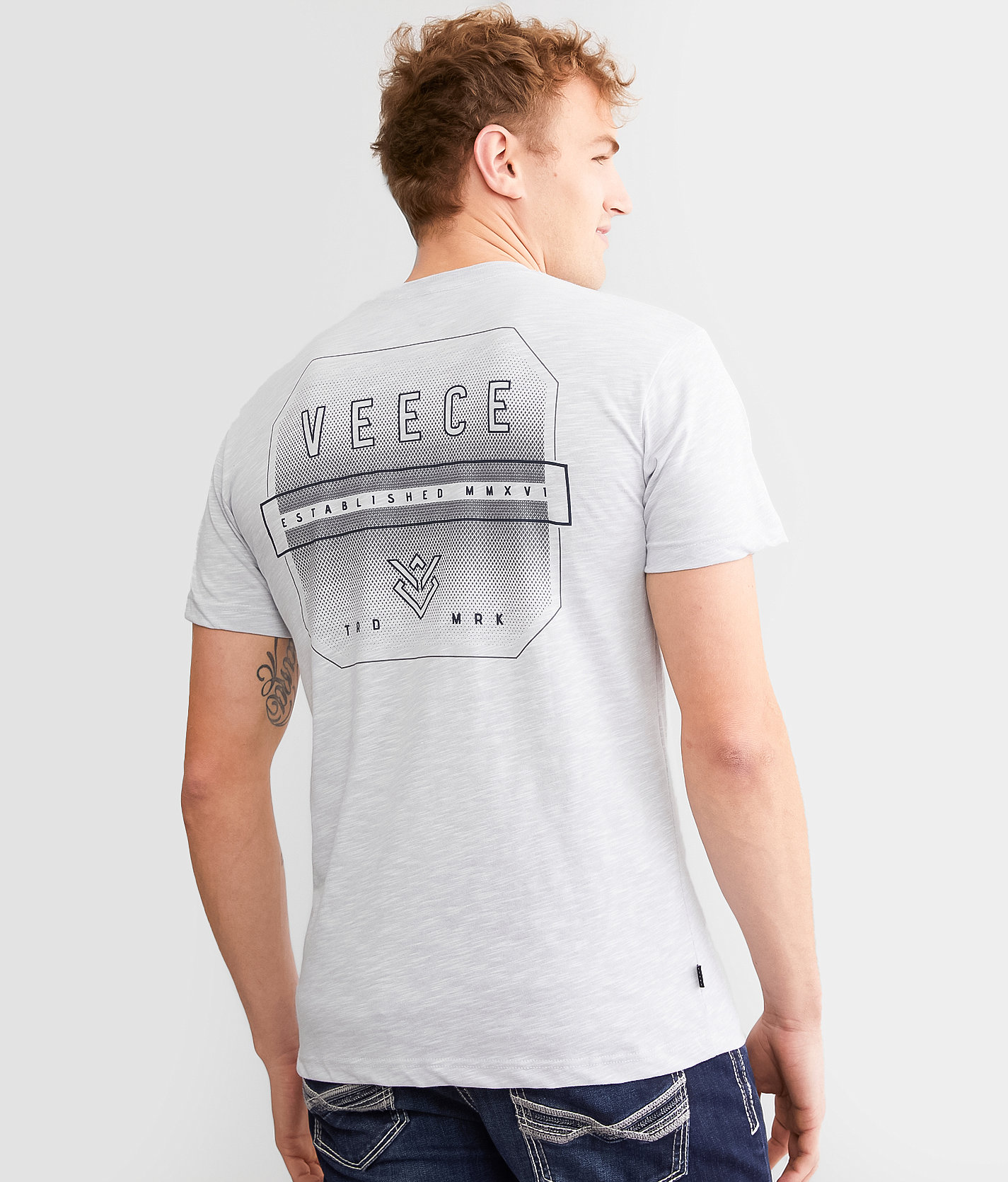 Veece Into The Fade T-Shirt - Men's T-Shirts in Grey