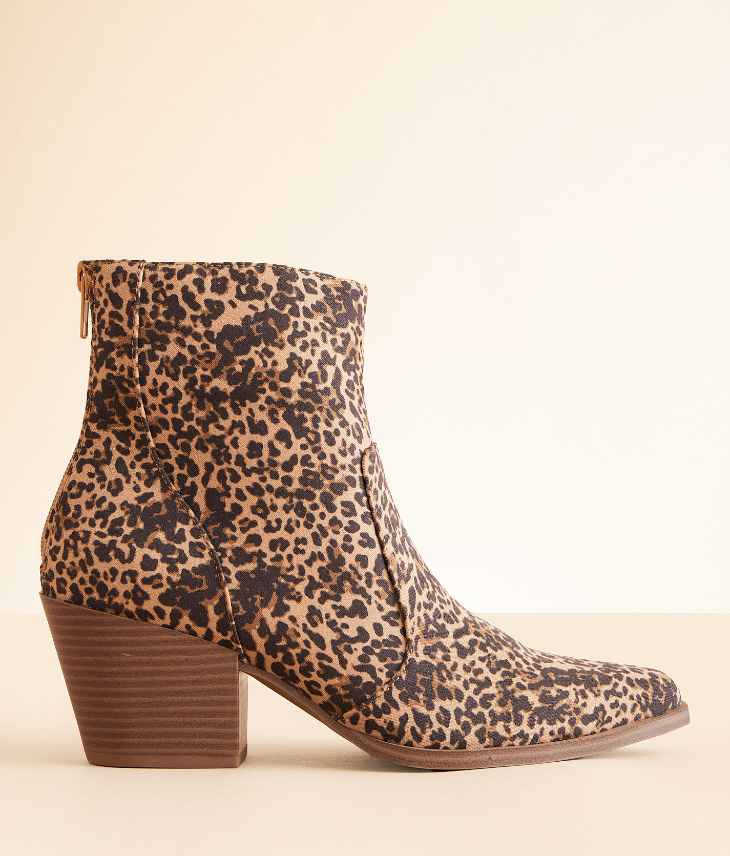 Soda Elysees Cheetah Ankle Boot - Women's Shoes in Brown