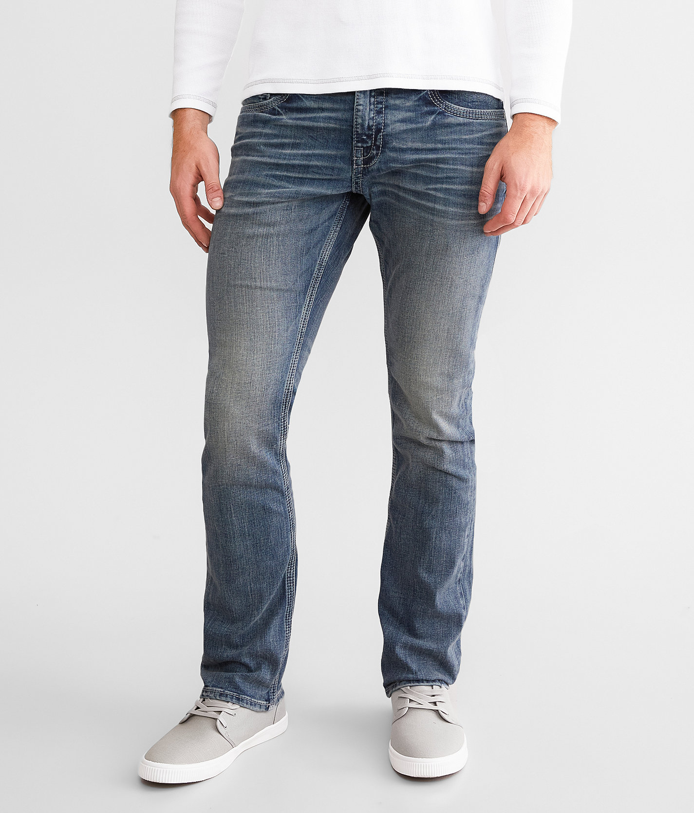 BKE Alec Straight Stretch Jean - Men's Jeans in Vonderwald