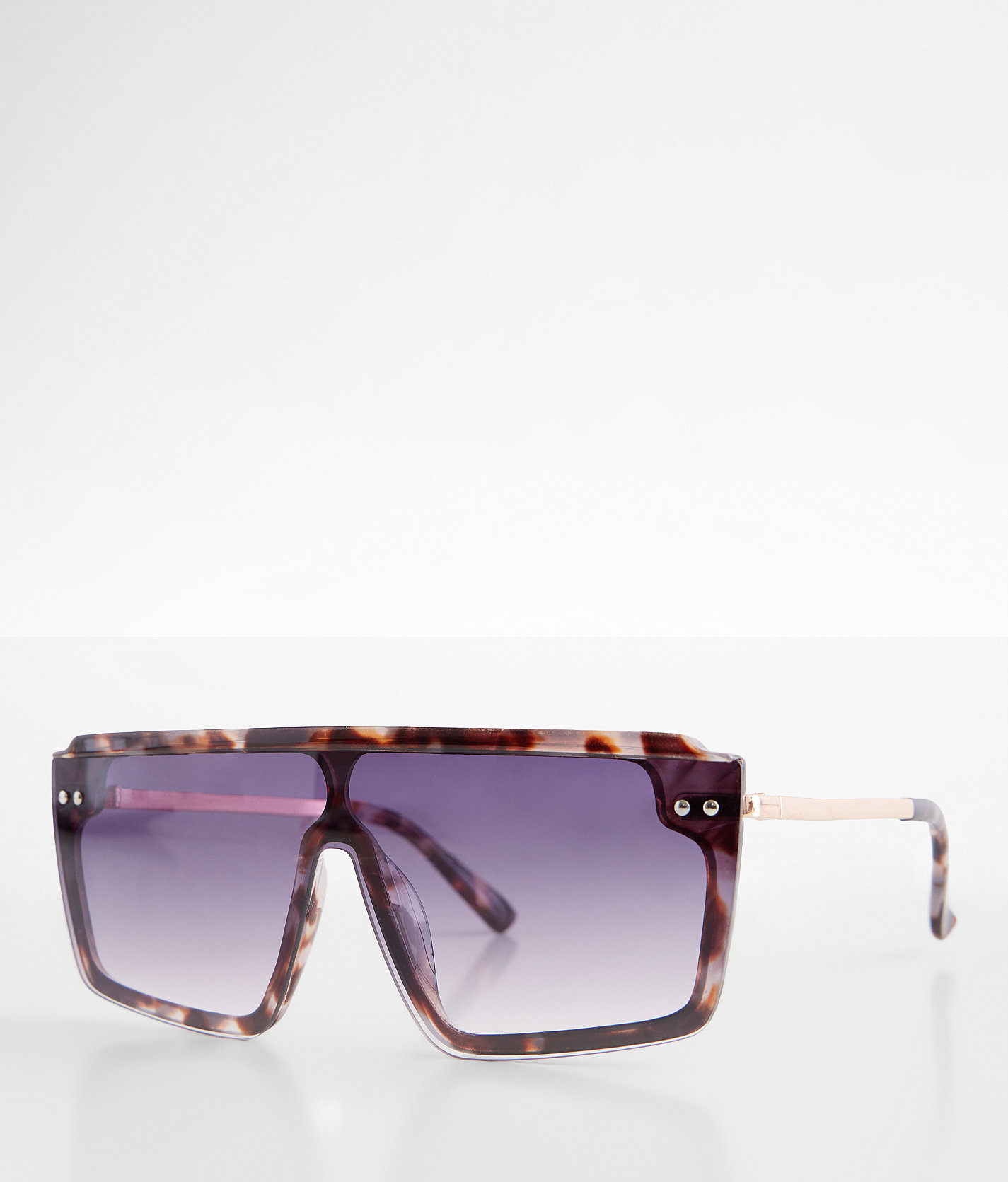 BKE Tort Shield Sunglasses - Women's Sunglasses & Glasses in Black