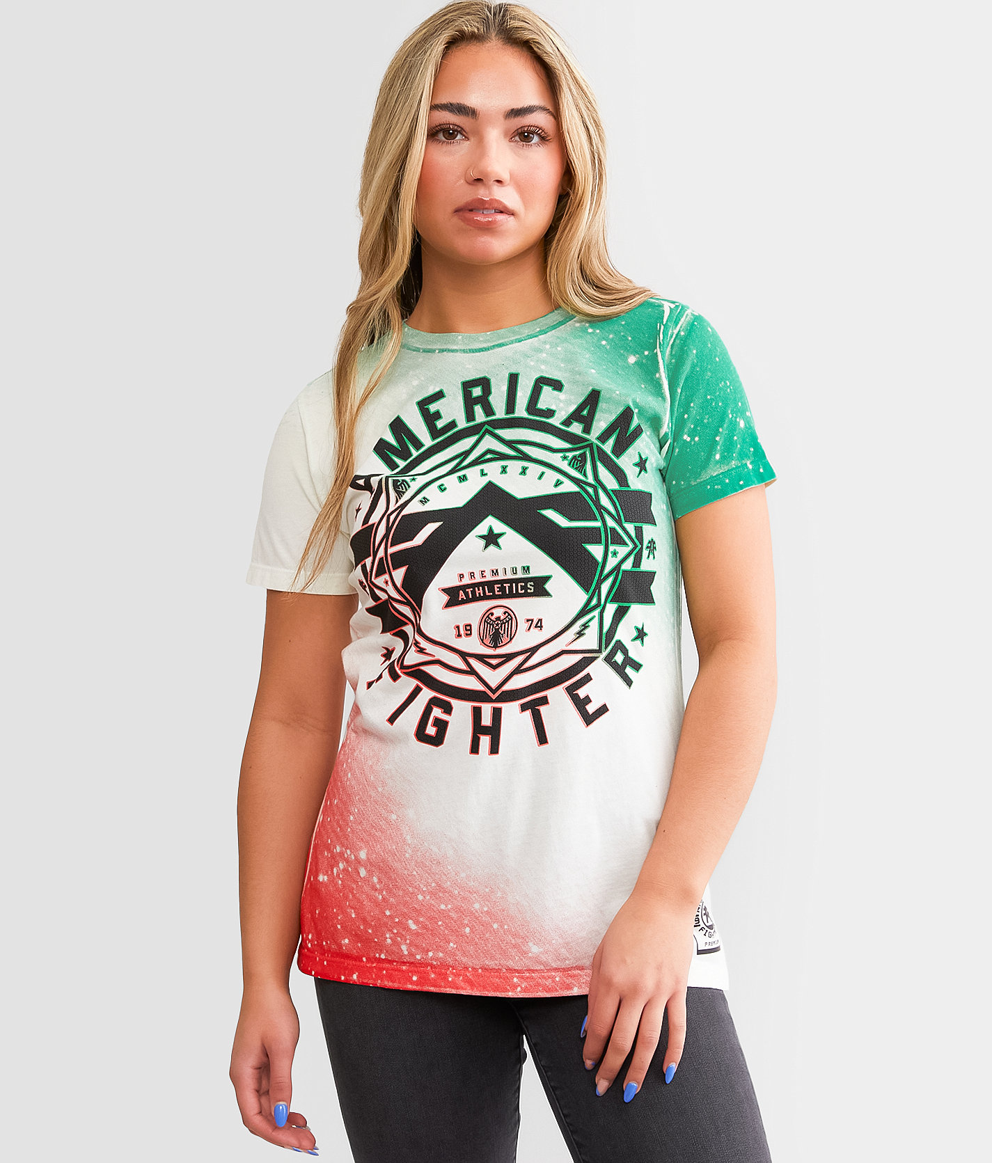American Fighter Abernathy T-Shirt - Women's T-Shirts in White Multi