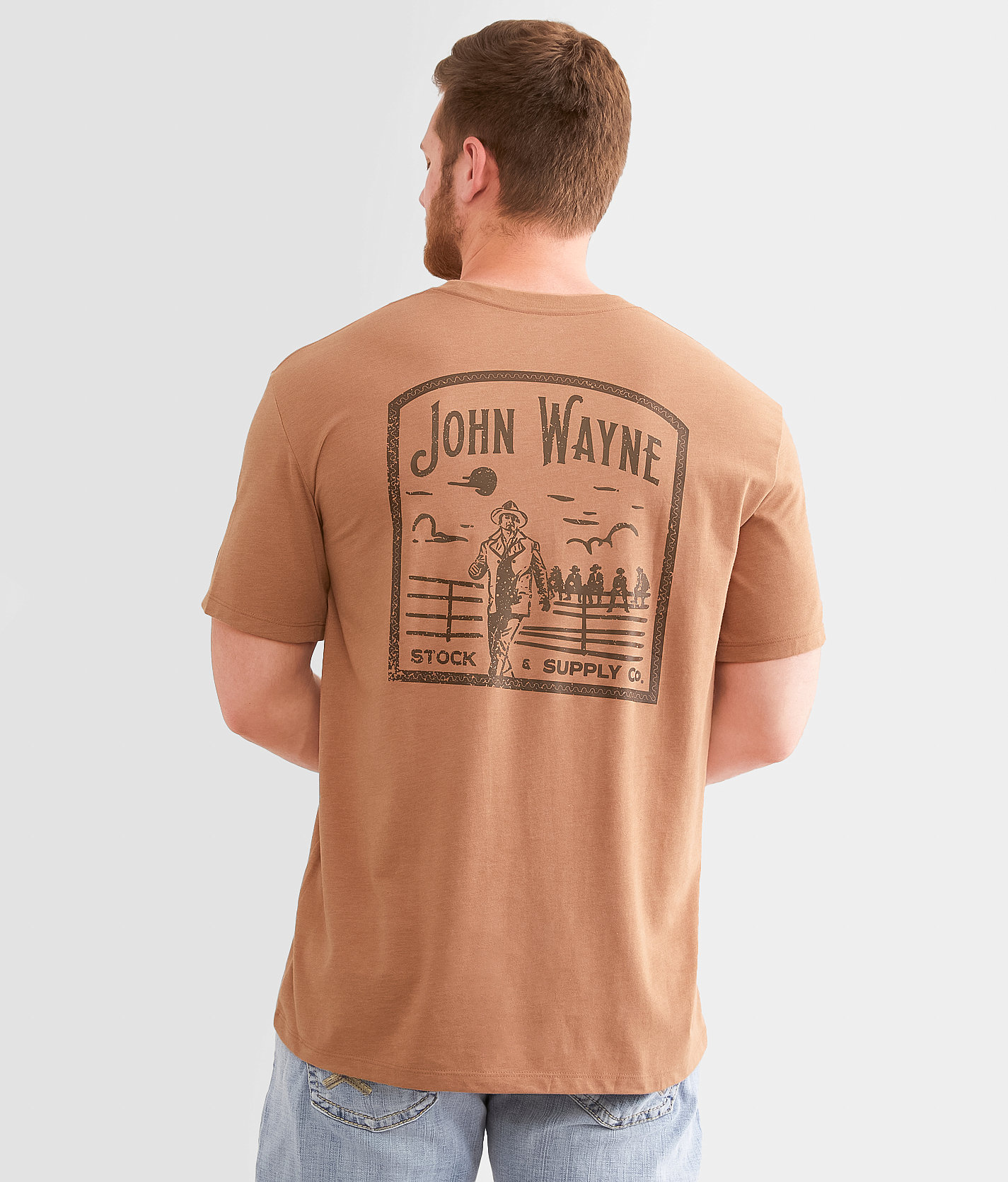 Hooey John Wayne T-Shirt - Men's T-Shirts in Light Brown