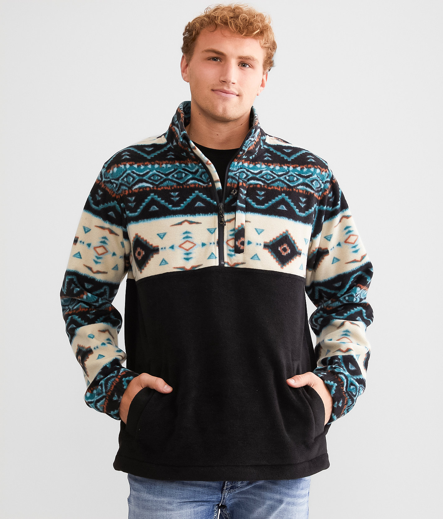Billabong Boundary Fleece Pullover - Men's Sweatshirts in Black