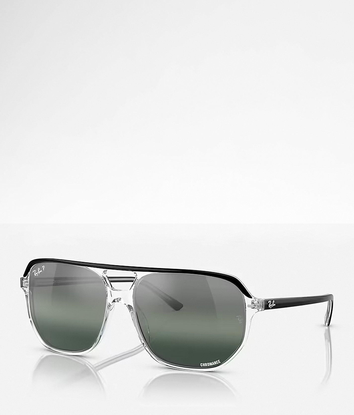 Ray-Ban® Bill One Aviator Sunglasses - Women's Sunglasses & Glasses in Polar Clear Gradient