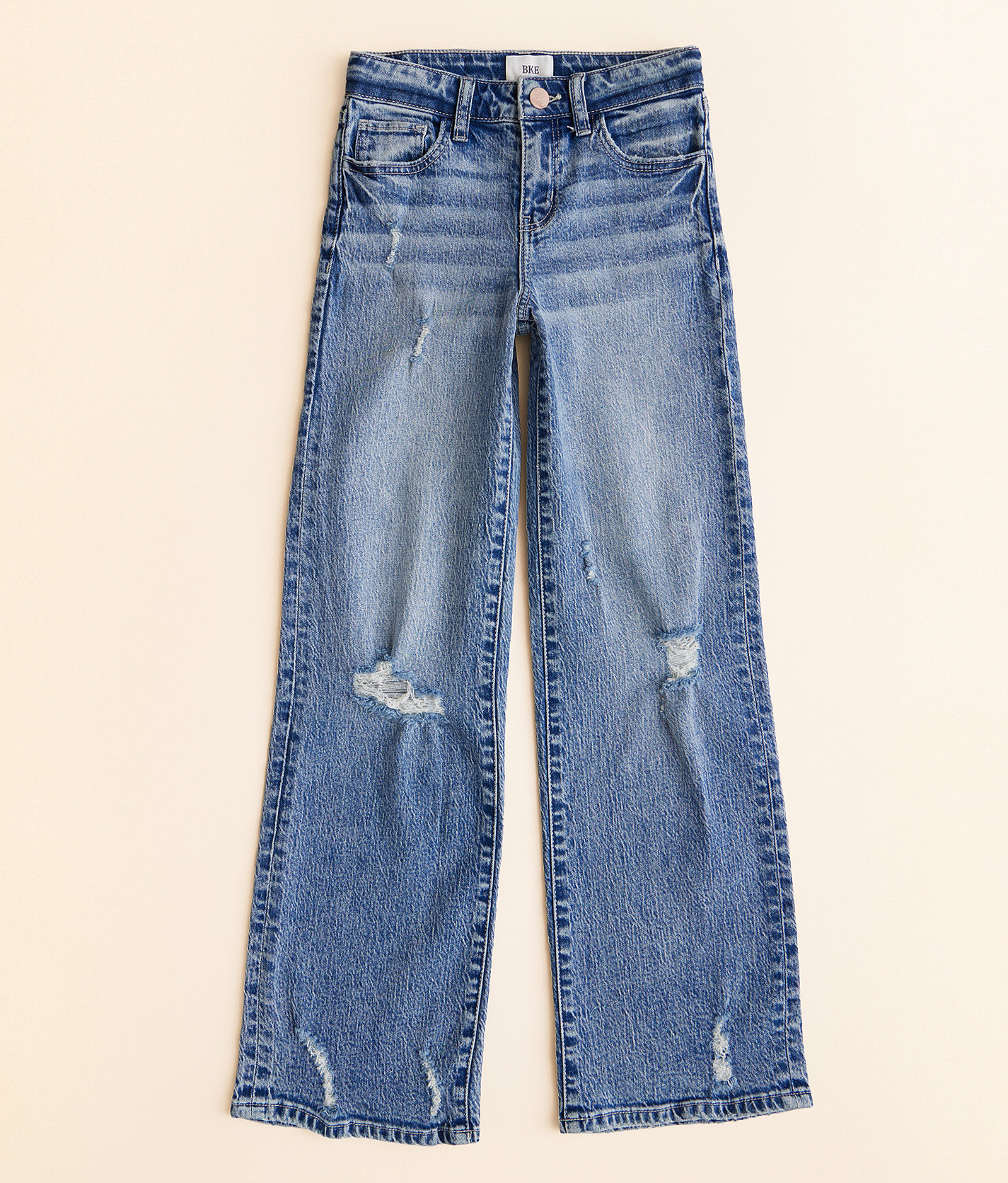 Girls - BKE Mini Billie Wide Leg Stretch Jean - Girl's Jeans in Hanlon