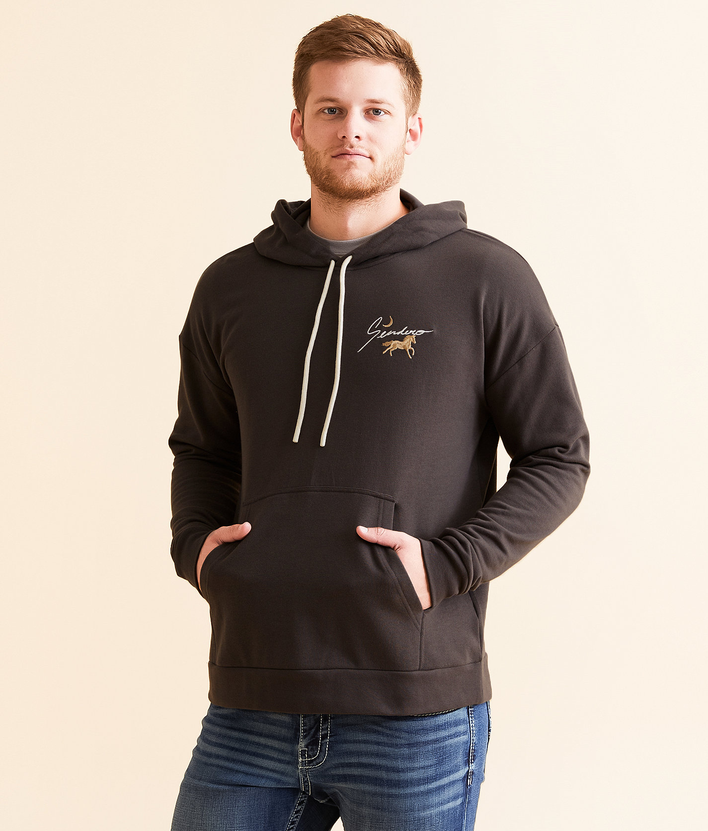 Sendero Provisions Co. Midnight Riders Hooded Sweatshirt - Men's Sweatshirts in Vintage Black