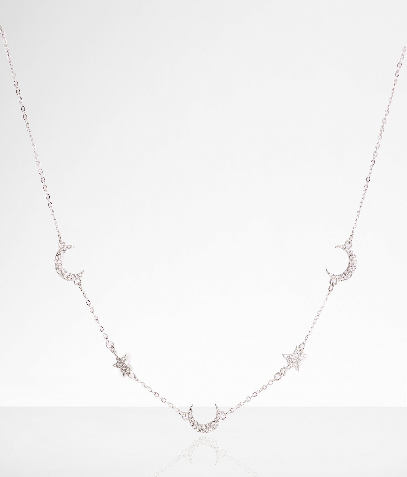 boutique by BKE Dainty Celestial Necklace - Women's Jewelry in Silver