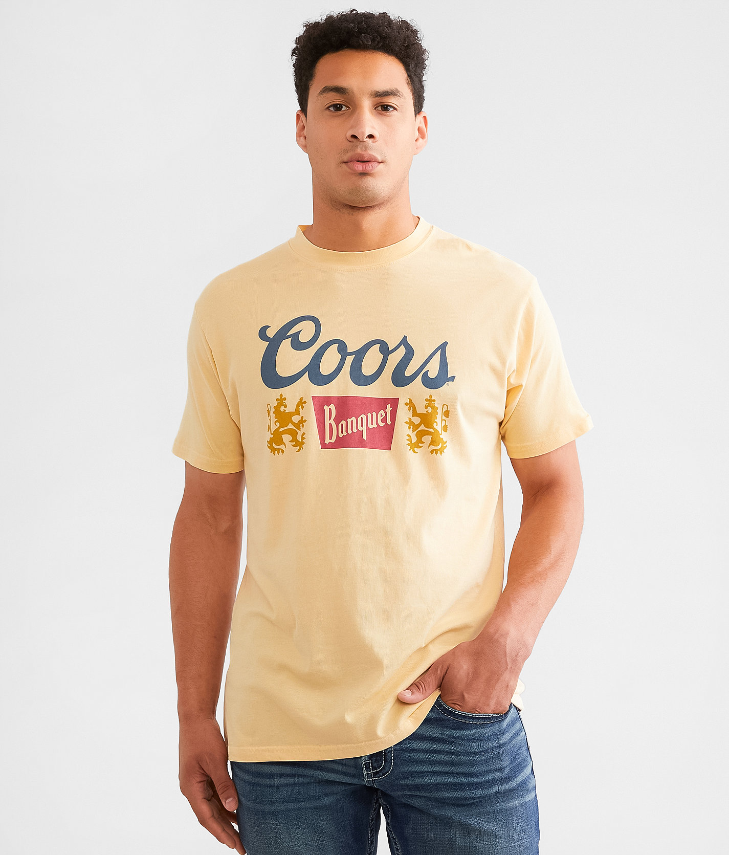 American Needle Coors® Banquet T-Shirt - Men's T-Shirts in Cream