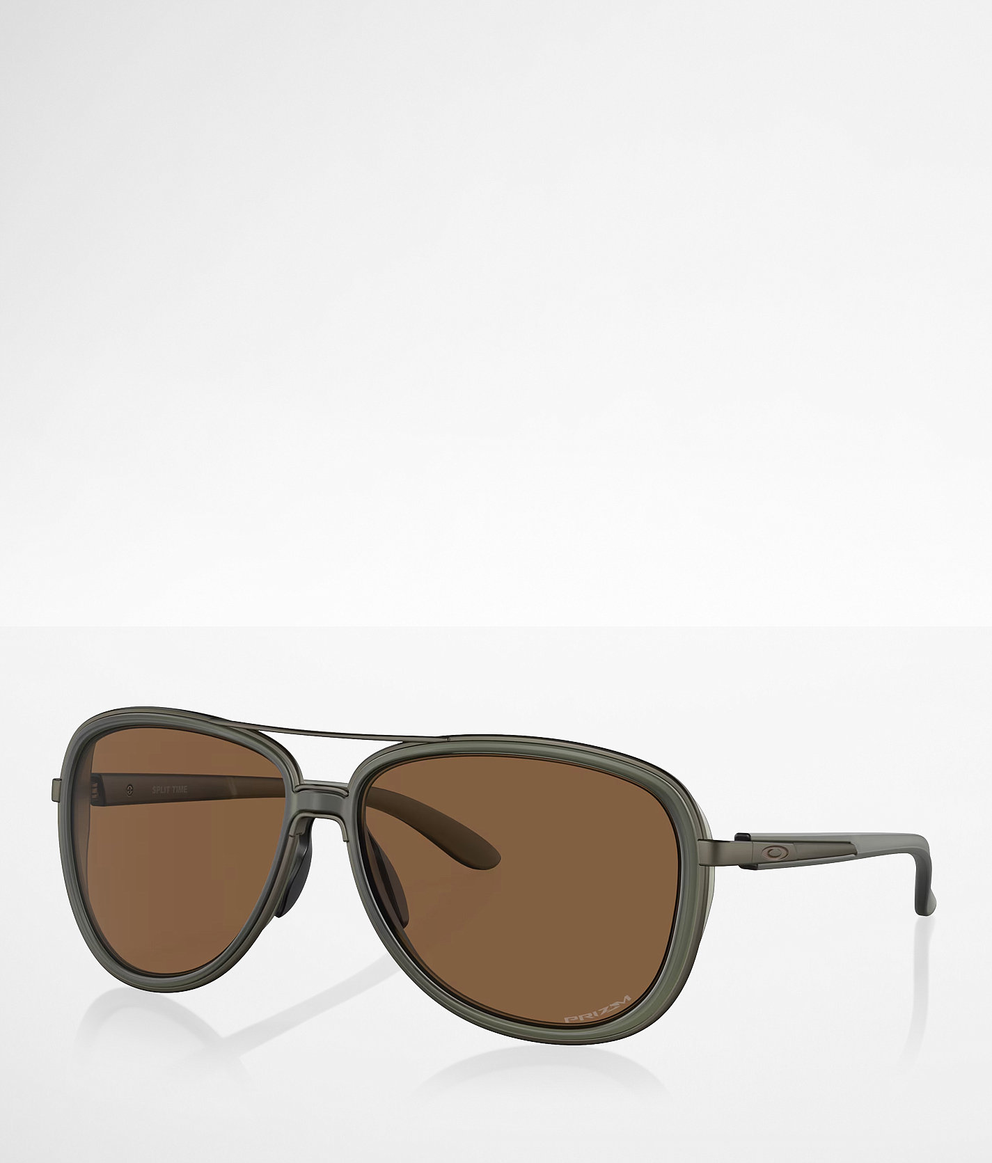Oakley Split Time Prizm™ Sunglasses - Women's Sunglasses & Glasses in Matte Olive Ink