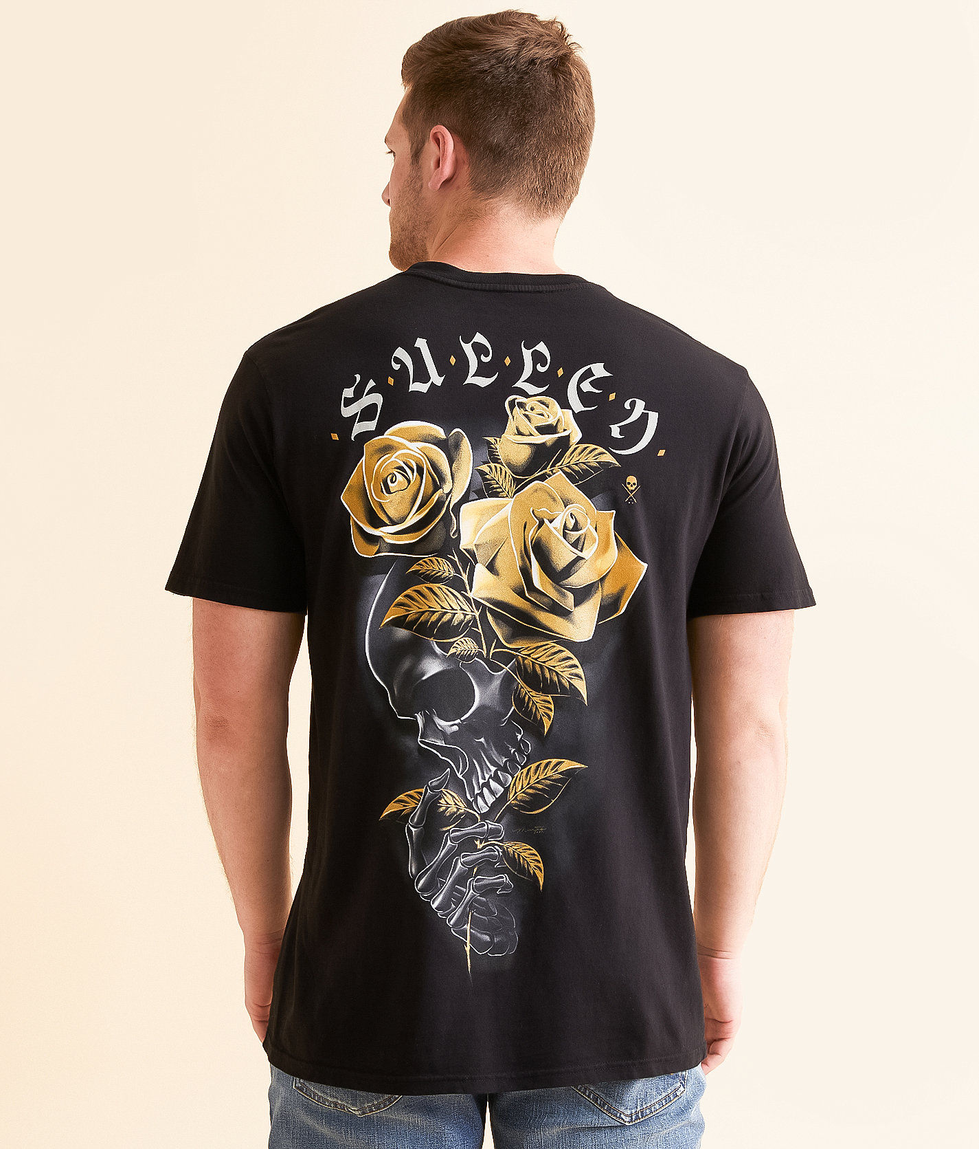 Sullen Rose Gold T-Shirt - Men's T-Shirts in Jet Black