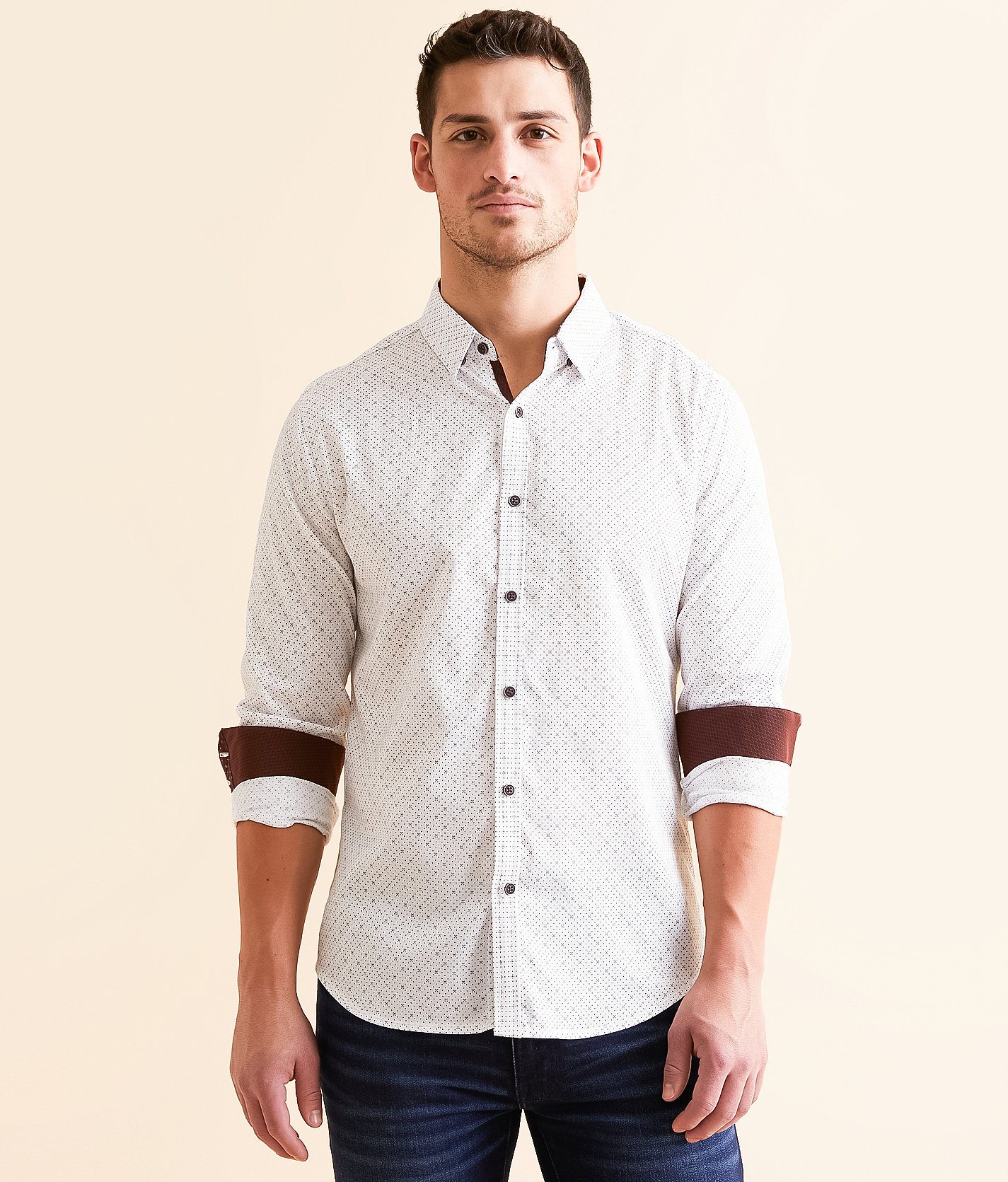 J.B. Holt Tailored Stretch Shirt - Men's Shirts in White