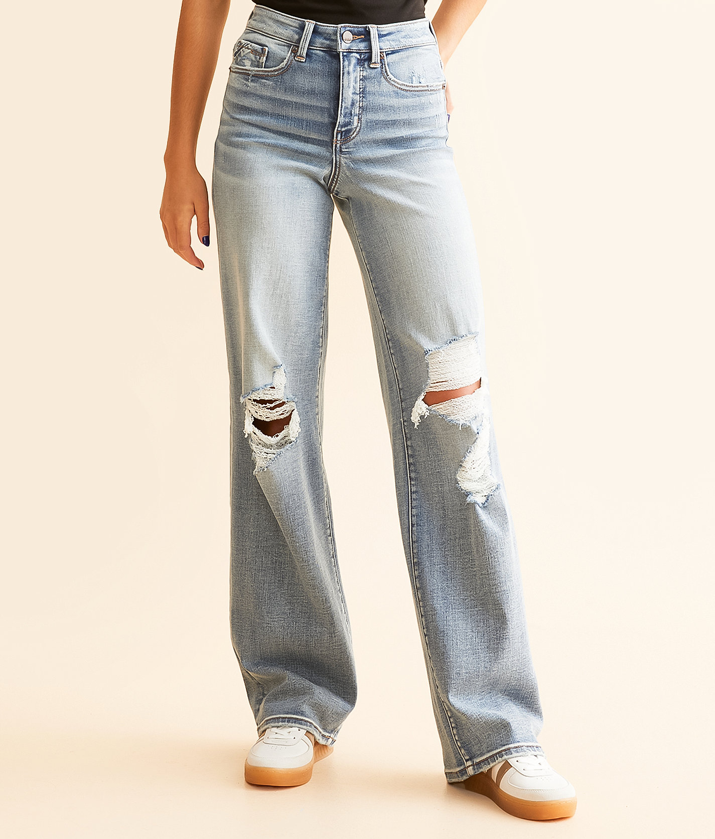 Buckle Black Fit No. 35 Wide Leg Stretch Jean - Women's Jeans in Davock