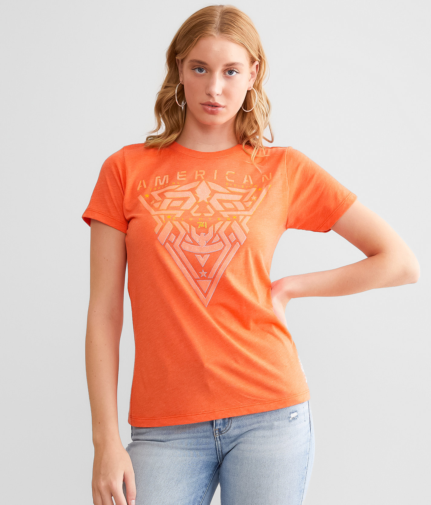 American Fighter Johntown T-Shirt - Women's T-Shirts in Toasted Orange