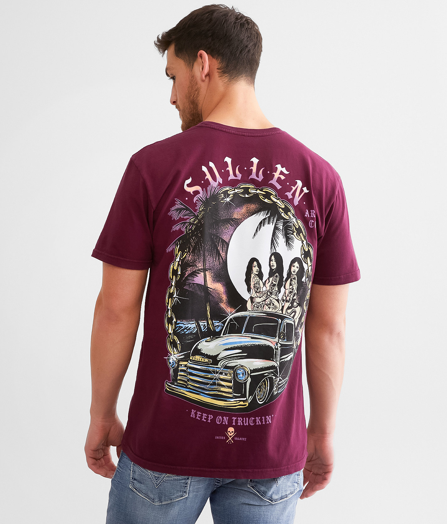 Sullen Patina T-Shirt - Men's T-Shirts in Tawny Port