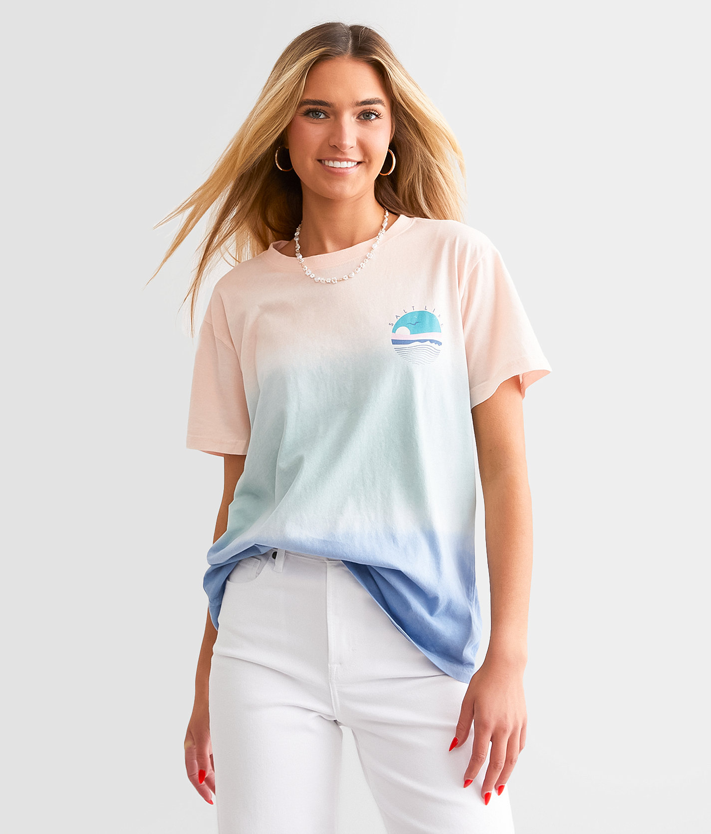 Salt Life Free Fading T-Shirt - Women's T-Shirts in Mellow Peach