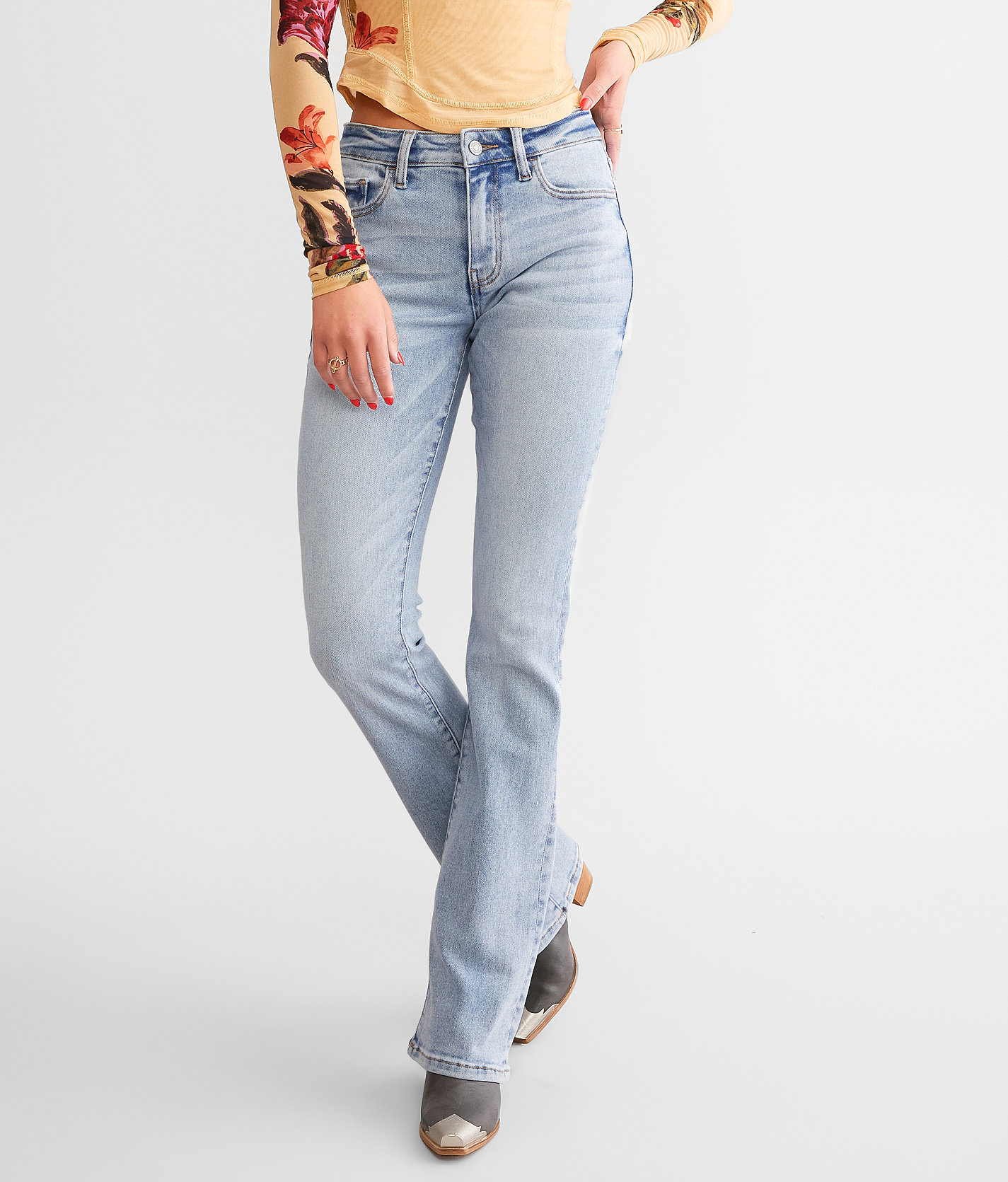 Willow & Root The Everyday Boot Stretch Jean - Women's Jeans in Peat