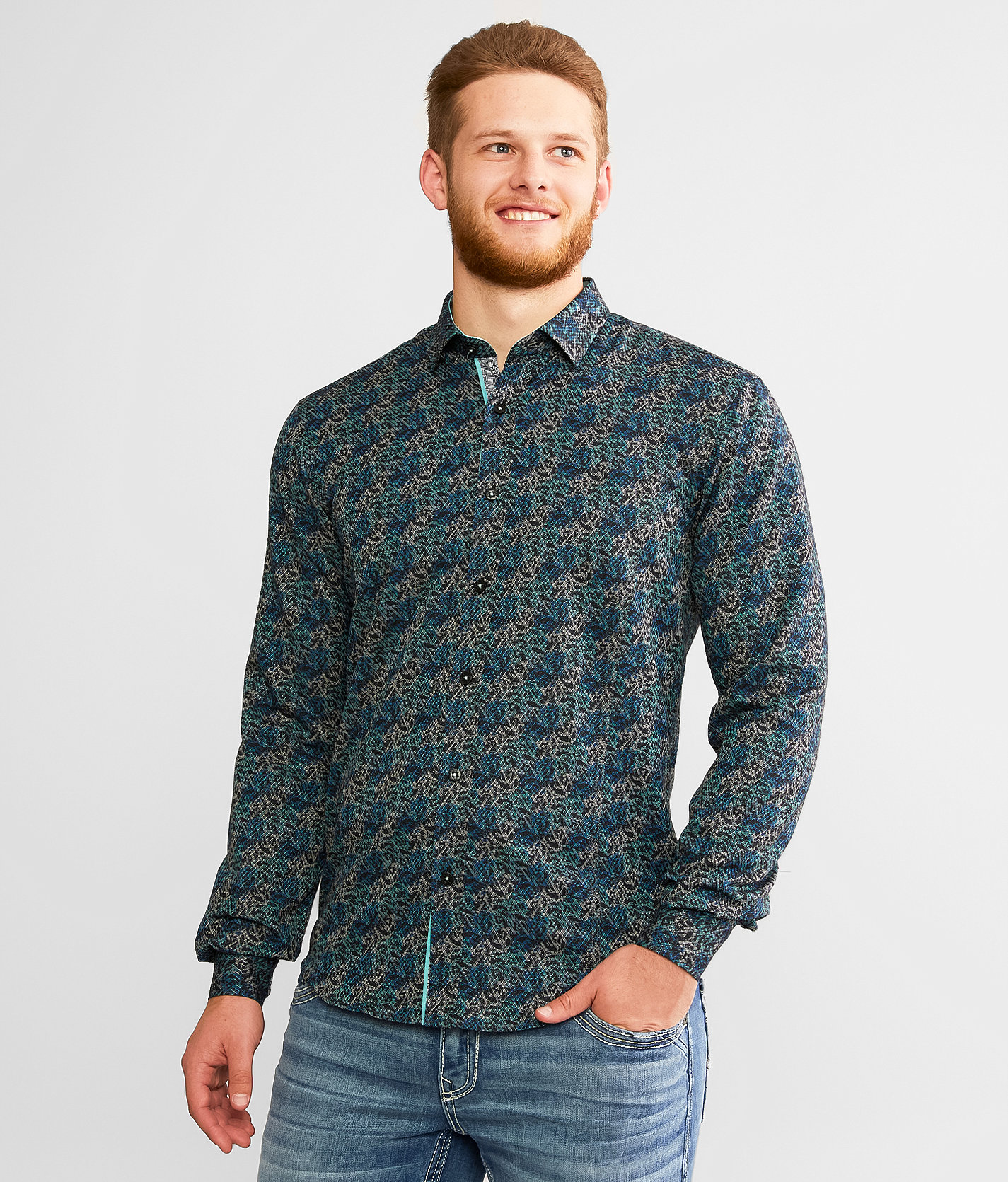 Eight X Textured Shirt - Men's Shirts in Multi