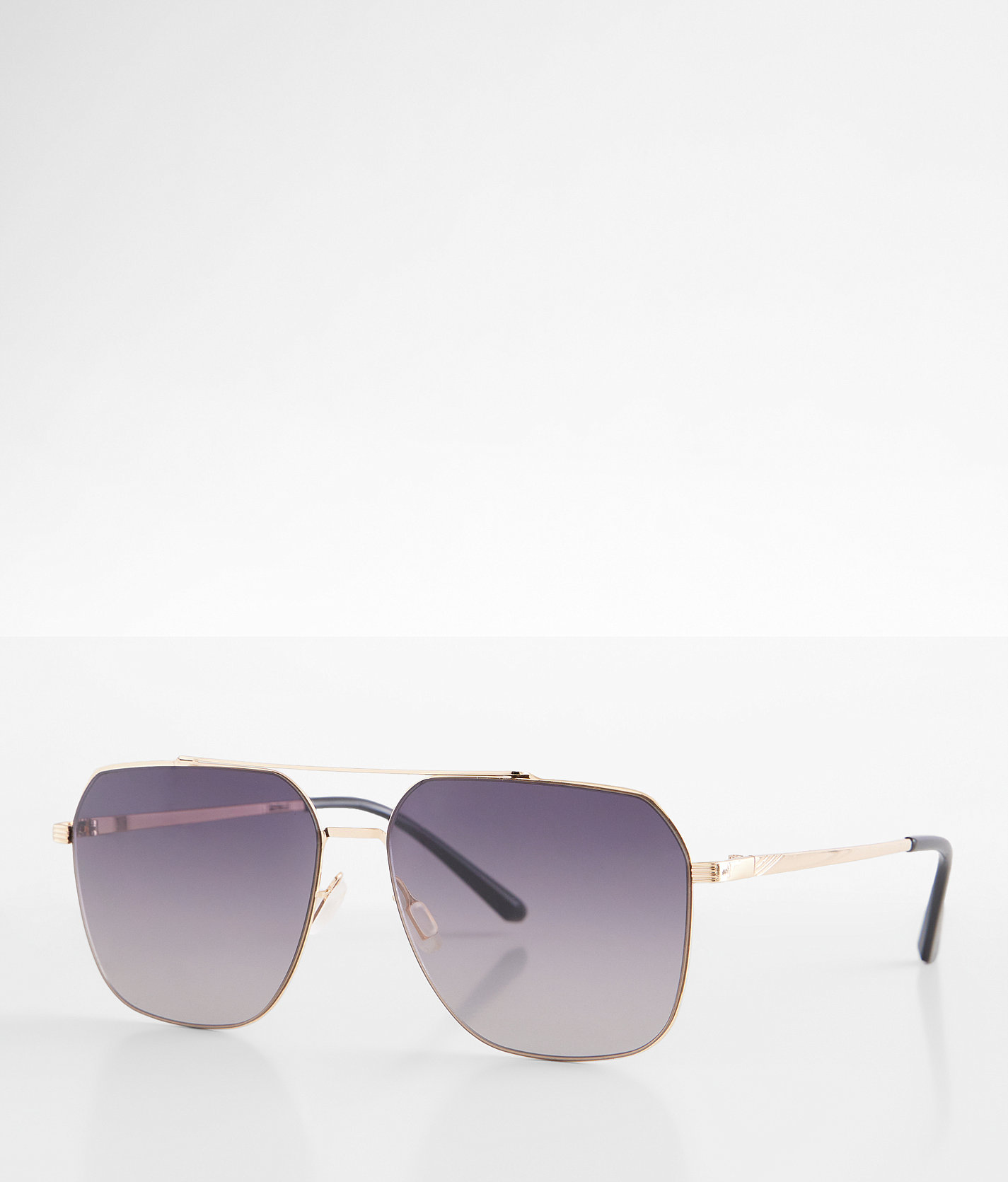BKE Trend Aviator Sunglasses - Women's Sunglasses & Glasses in Gold