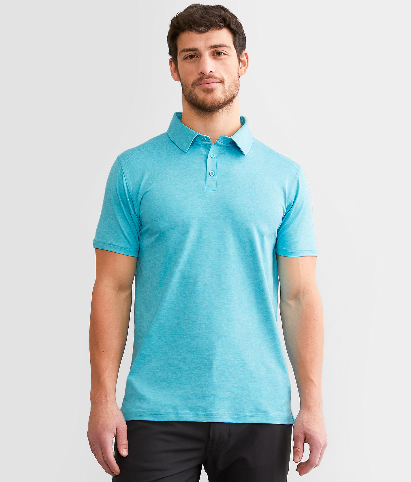 BKE Performance Polo - Men's Polos in Bright Blue