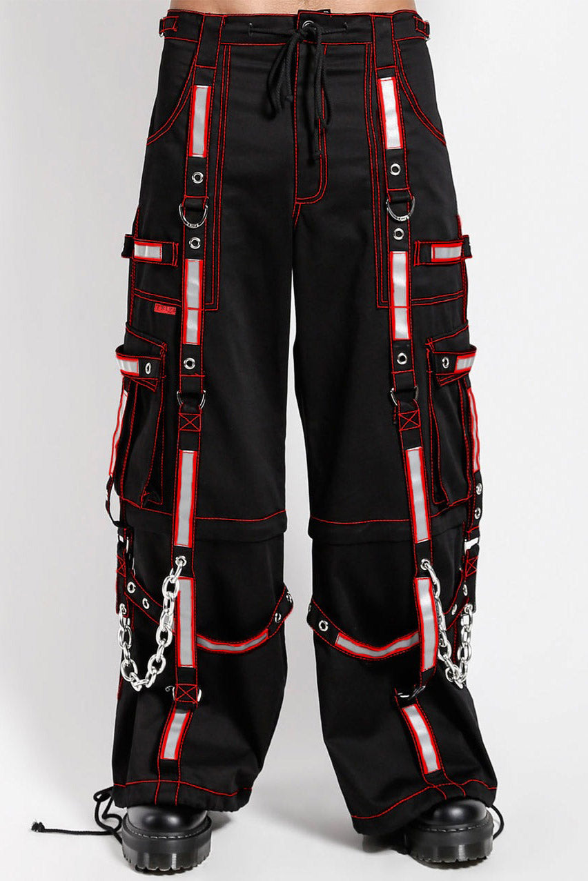 Tripp NYC Reflective Pants [BLK/RED]