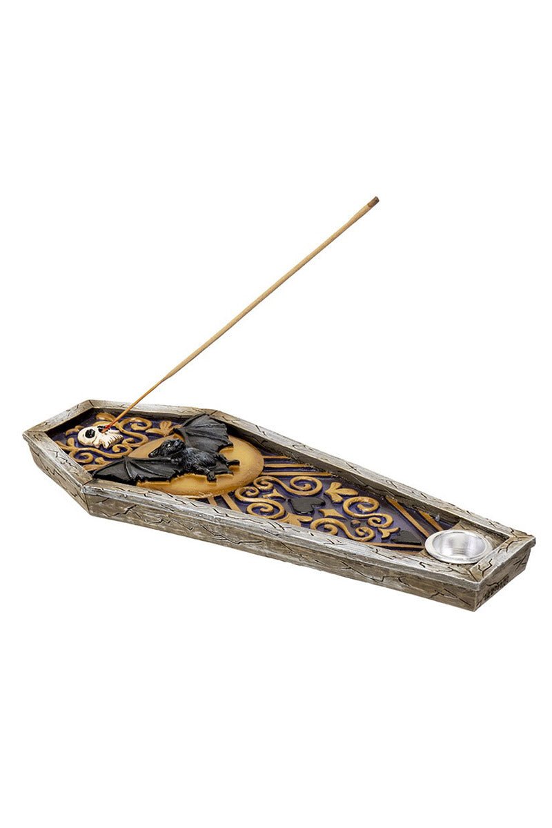 Bat Coffin Incense Burner
