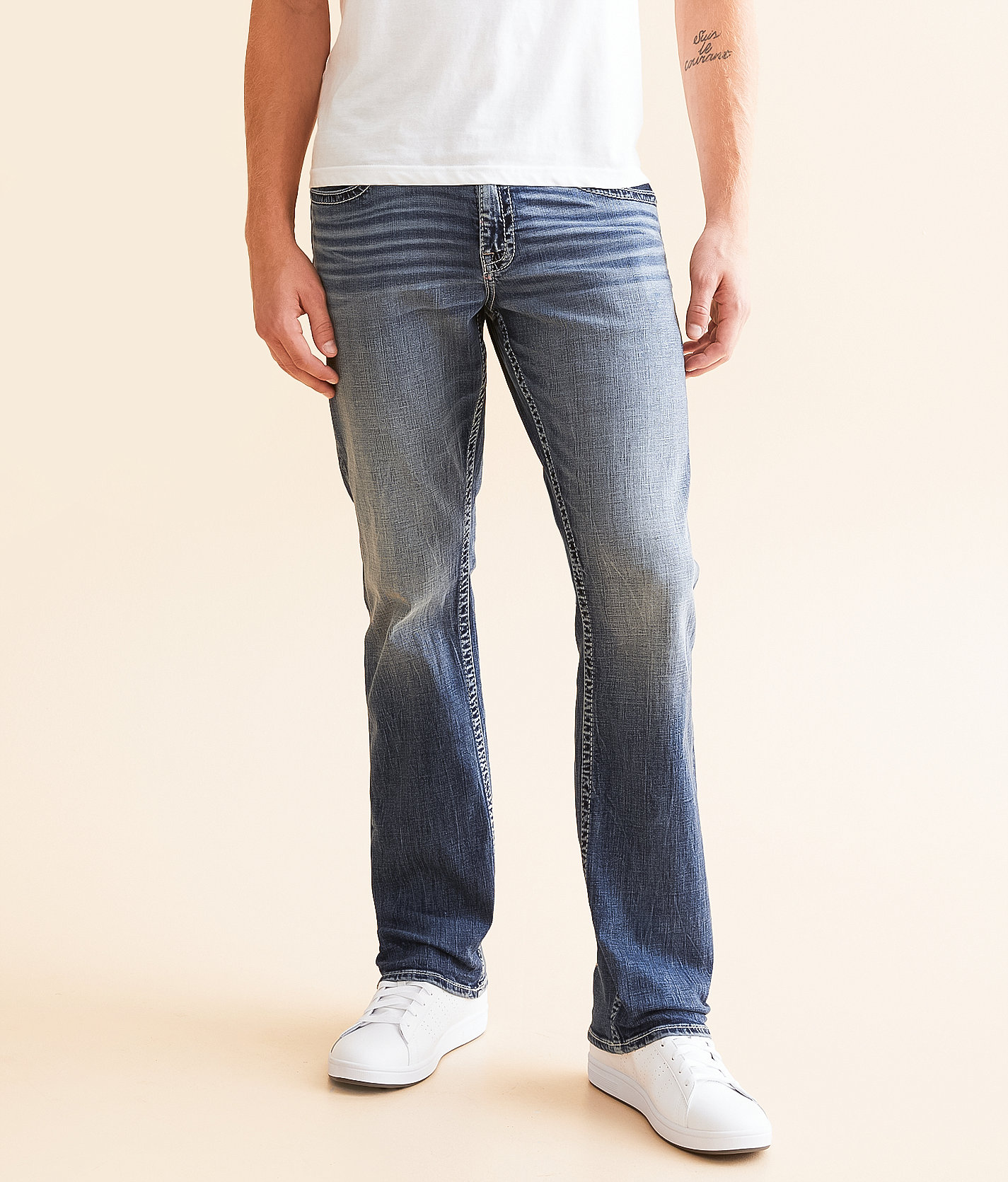 BKE Jake Straight Stretch Jean - Men's Jeans in Cousin