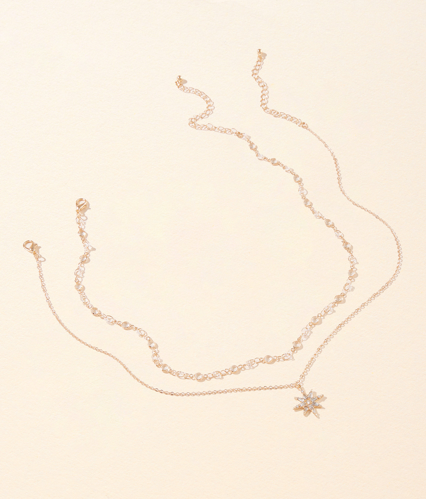 boutique by BKE 2 Pack Starburst Necklace Set - Women's Jewelry in Gold