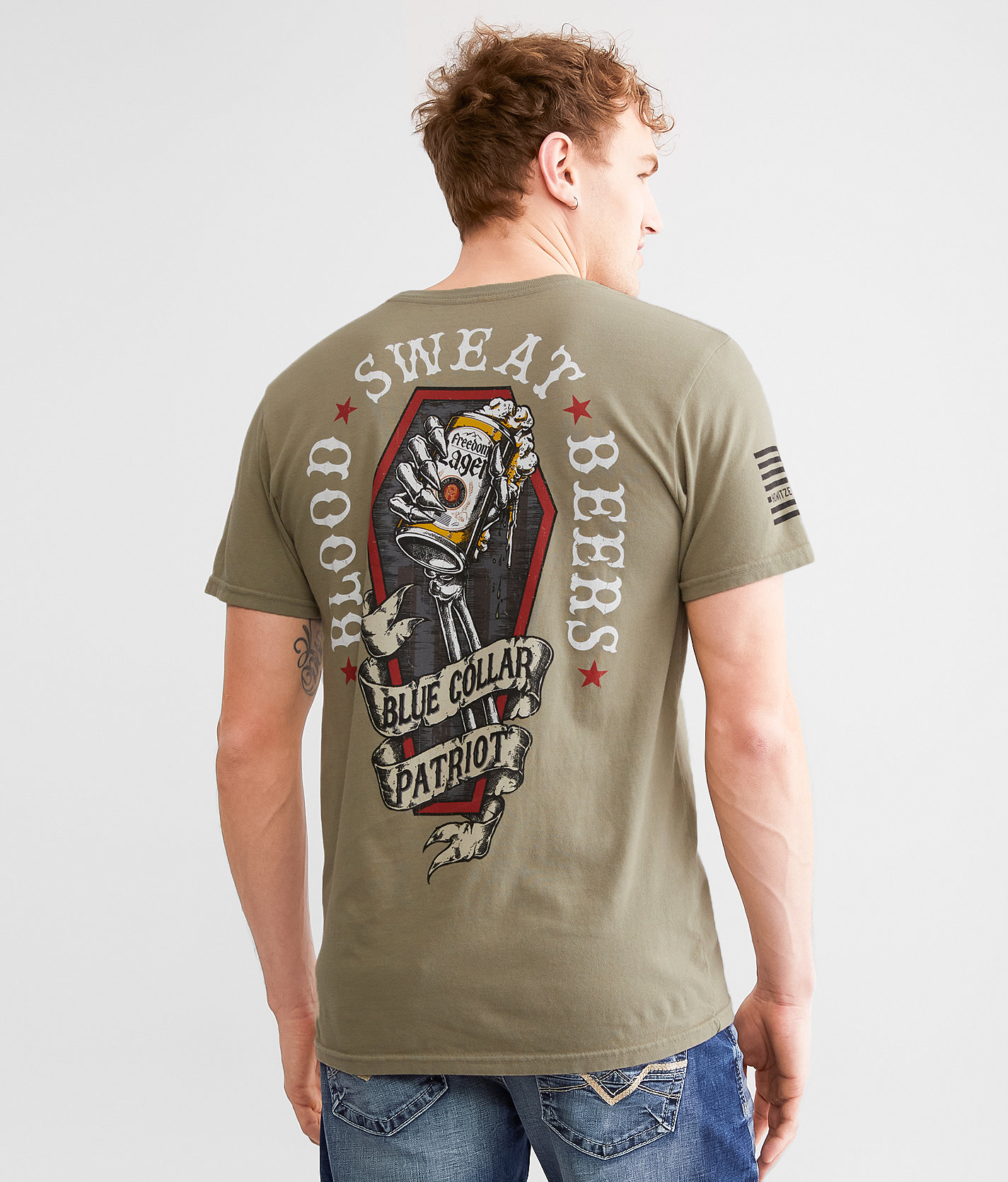 Howitzer Beers T-Shirt - Men's T-Shirts in Silver Sage