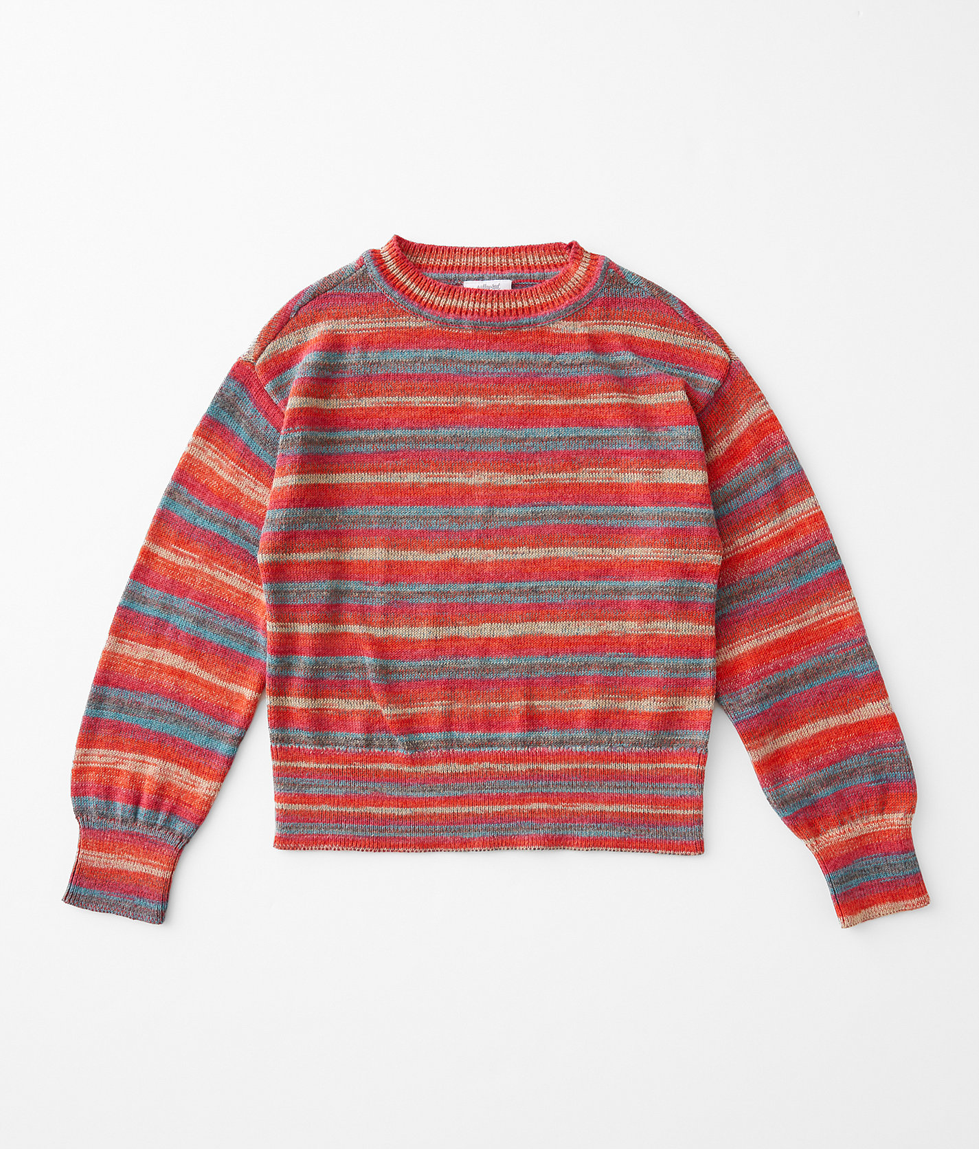 Girls - Willow & Root Striped Sweater - Girl's Sweaters in Space Dye Multi