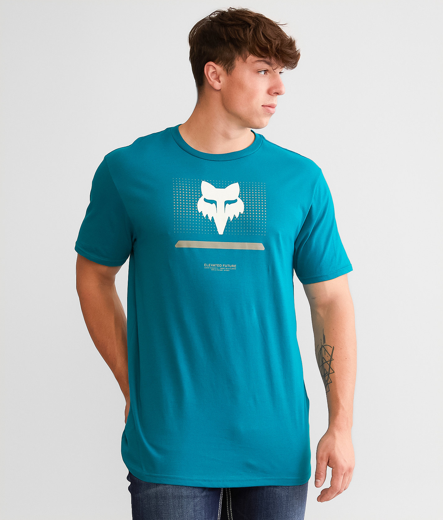 Fox Racing Optical T-Shirt - Men's T-Shirts in Maui Blue